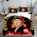 Cobra Kai Cosplay Bedding Sets Duvet Cover Halloween Comforter Sets