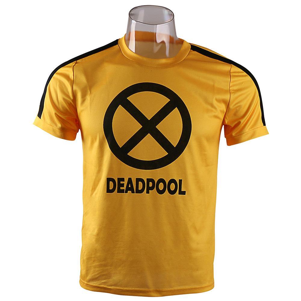 Deadpool Costume Cosplay Deadpool T-shirt Short Sleeve Tee Halloween Party Man Clothes - bfjcosplayer