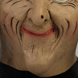 Cosermart Latex Mask Scary Horror Adult Masks Dressed Zombie Devil Halloween Party Prop Masquerade Cosplay Old Woman - bfjcosplayer