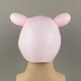 Cosplay Cute Pig George Halloween Animal Masquerade Fancy Dress Latex Helmet