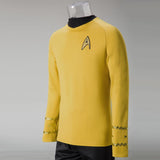 Cosplay Star Trek TOS The Original Series Kirk Shirt Uniform Costume Halloween Yellow Costume - bfjcosplayer