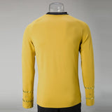 Cosplay Star Trek TOS The Original Series Kirk Shirt Uniform Costume Halloween Yellow Costume - bfjcosplayer