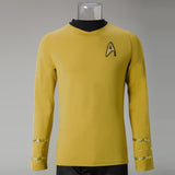 Cosplay Star Trek TOS The Original Series Kirk Shirt Uniform Costume Halloween Yellow Costume - bfjcosplayer