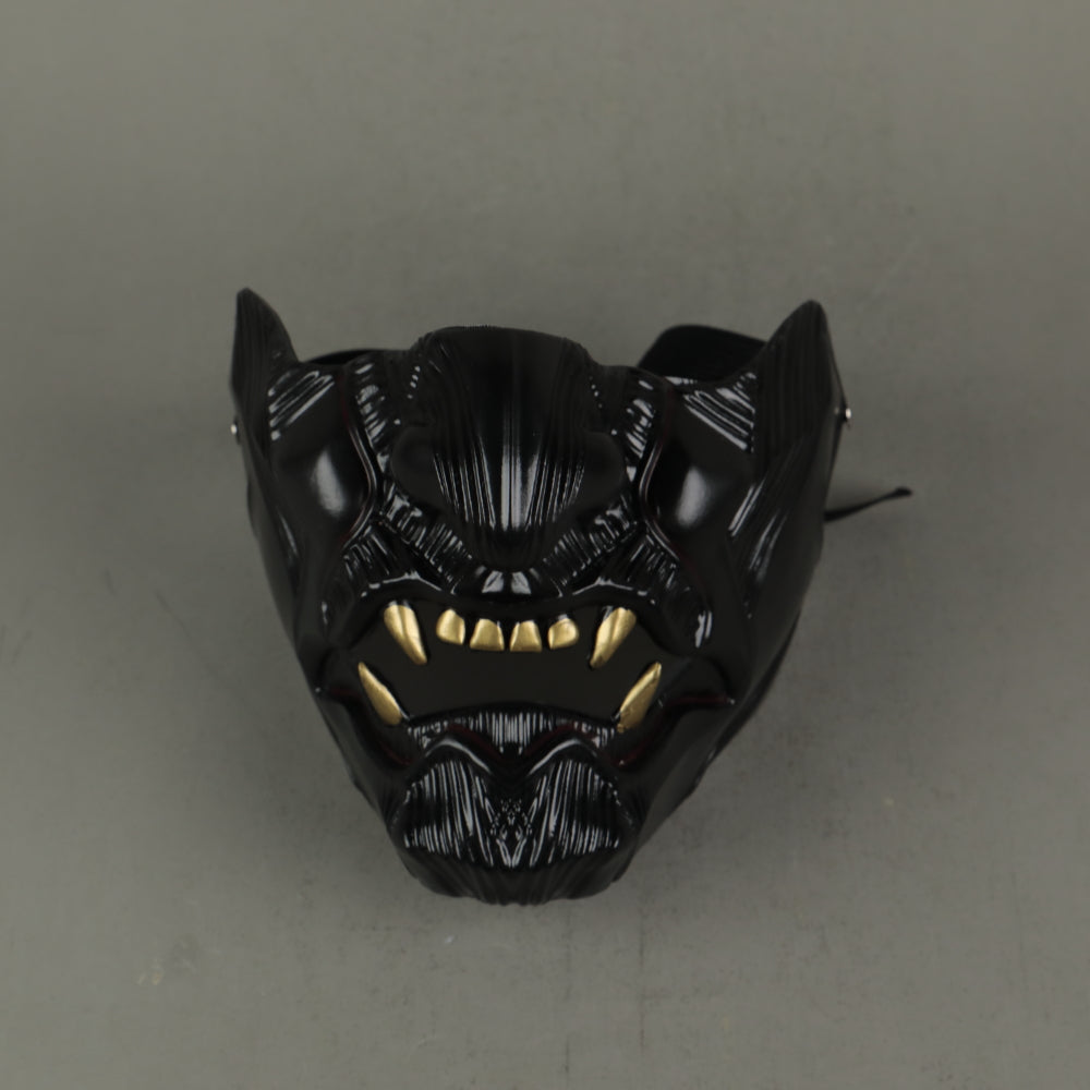 Cosplay Ghost of Tsushima Sakai Half Face Samurai helmet Halloween Party Prop