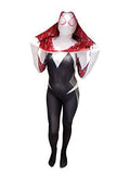 CosplayLife Gwen Stacy Cosplay Costume Into the Spider-verse Ghost Gwen Bodysuit Lycra Suit - bfjcosplayer