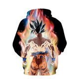 BFJmz Dragon Ball Super Saiyan Wukong 3D Printing Coat Leisure Sports Sweater Autumn And Winter - bfjcosplayer