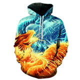 BFJmz Ssangyong Matchup Hooded Sweater 3D Printing Coat Leisure Sports Sweater Autumn And Winter - bfjcosplayer