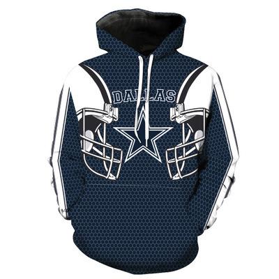 Dallas Cowboys Football Team Printed Hooded Sweater Cosplay costume - bfjcosplayer