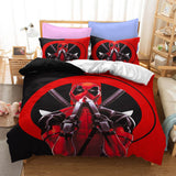 Deadpool Cosplay Bedding Duvet Cover Halloween Sheets Bed Set