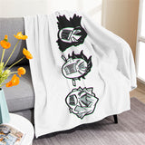 Demon Slayer Cosplay Flannel Blanket Room Decoration Throw