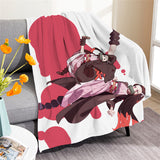 Demon Slayer Cosplay Flannel Blanket Room Decoration Throw