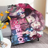 Demon Slayer Cosplay Flannel Blanket Room Decoration Throw