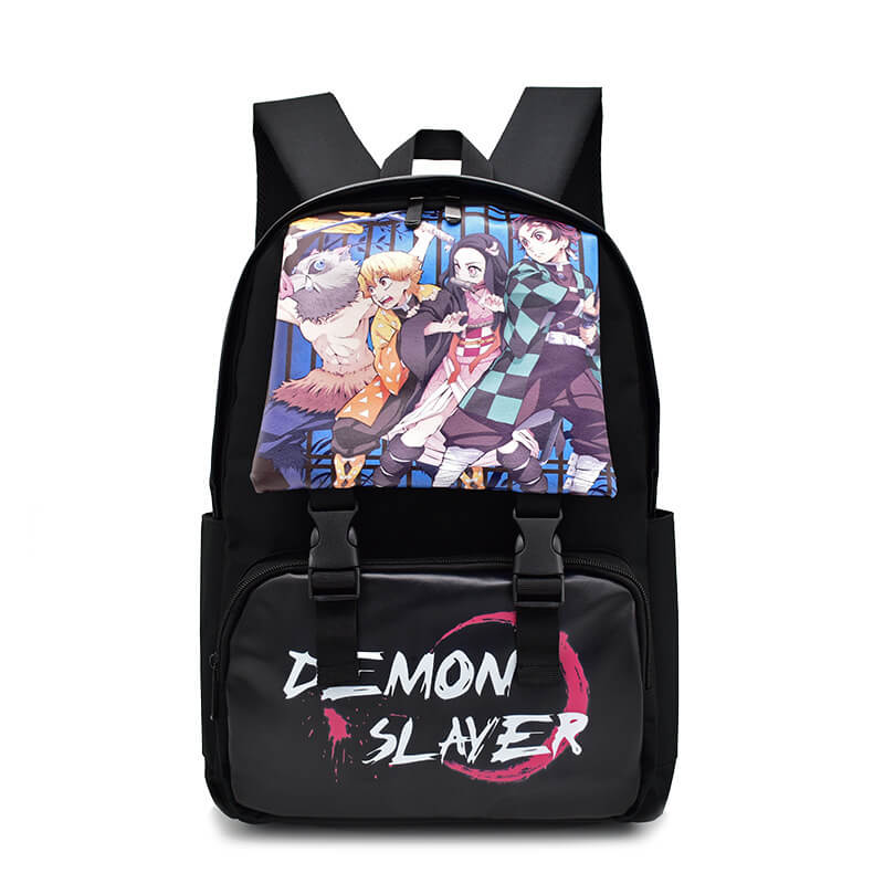 Demon Slayer Cosplay Waterproof Backpack Halloween School Bags