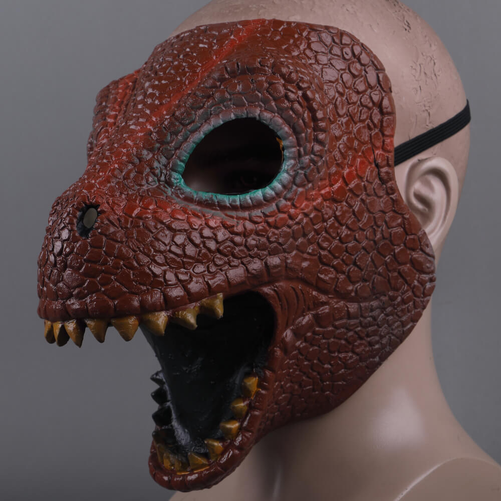 Dinosaur Mask Cosplay Latex Helmet Halloween Props