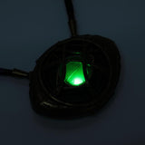 Doctor Strange LED Light Necklace Steve Eye of Agamotto Necklace Eyes Can Open Cosplay Props New - bfjcosplayer