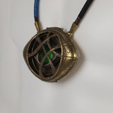 Doctor Strange LED Light Necklace Steve Eye of Agamotto Necklace Eyes Can Open Cosplay Props New - bfjcosplayer