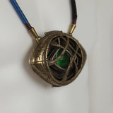 Doctor Strange LED Light Necklace Steve Eye of Agamotto Necklace Eyes Can Open Cosplay Props New - bfjcosplayer