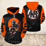 Fanrek Dragon Ball Cosplay Hoodie Halloween Costume