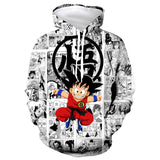 Dragon Ball Cosplay Hoodie Sweater Halloween Costume