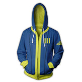 BFJmz  Fallout 4 Refuge No. 111 Hooded Sweater 3D Printing Coat Zipper Coat Leisure Sports Sweater Autumn And Winter - bfjcosplayer