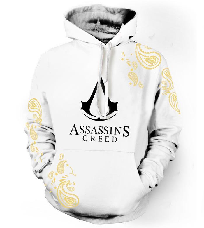 BFJmz Assassin's Creed Hooded Sweater 3D Printing Coat Leisure Sports Sweater Autumn And Winter - bfjcosplayer