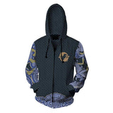 BFJmz OW Over Watch Miyamoto Musashi 3D Printing Coat Zipper Coat Leisure Sports Sweater Autumn And Winter - bfjcosplayer