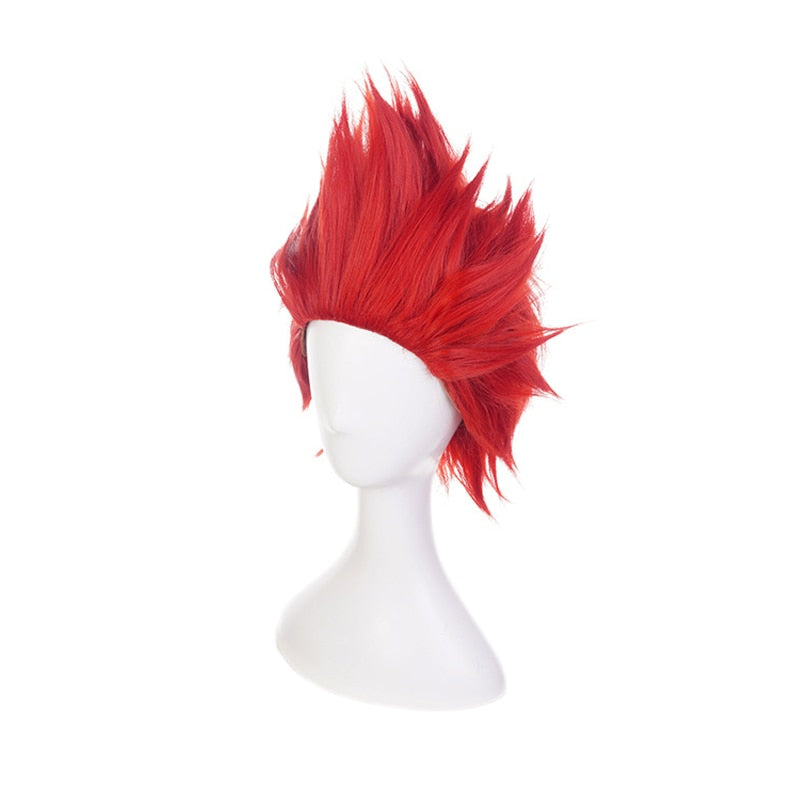 Eijirou Kirishima Eijiro Red Short Wig Cosplay Costume My Boku no Hero Academia Heat Resistant Hair Party Role Play Wigs