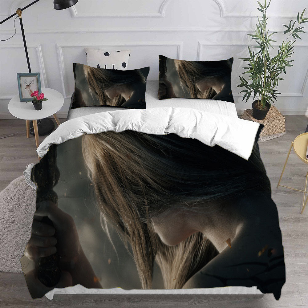 Elden Ring Cosplay Bedding Sets Duvet Cover Halloween Comforter Sets