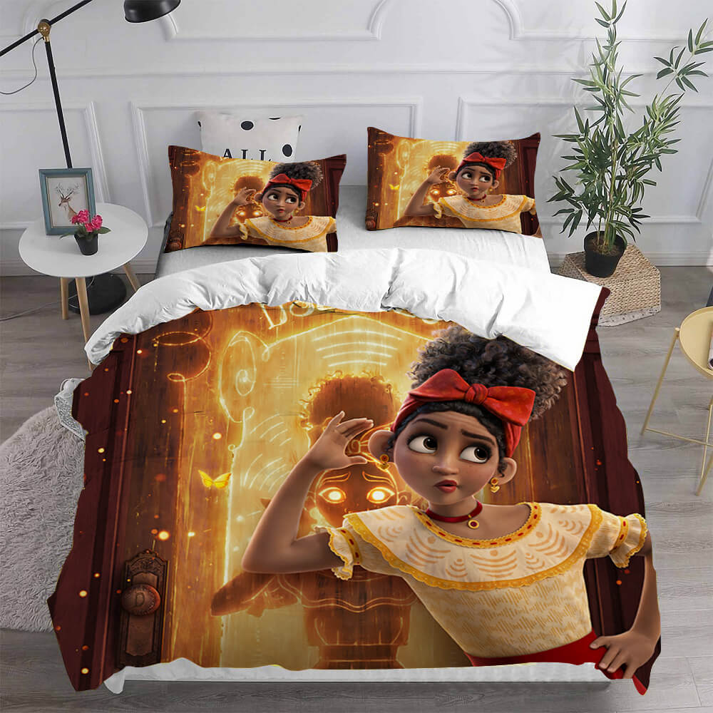 Encanto Cosplay Bedding Sets Duvet Cover Halloween Comforter Sets