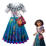 Encanto Mirabel Luisa Cosplay Girl Dress Halloween Costume