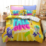 Fall Guys Ultimate Knockout Cosplay Bedding Set Duvet Cover Halloween Bed Sheets