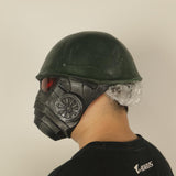 Fallout 4 NCR Mask Veteran Ranger Cosplay Latex Helmet Halloween Props