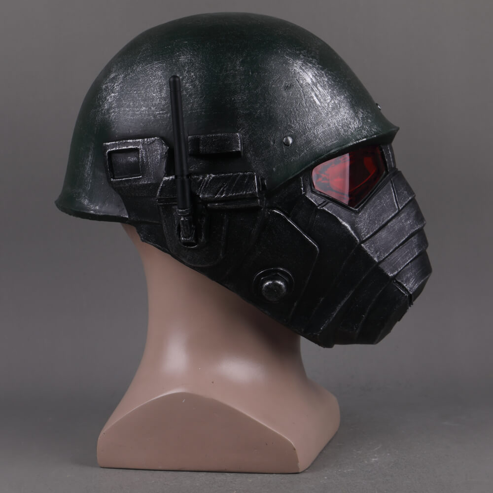 Fallout 4 NCR Veteran Ranger Cosplay Latex Helmet Halloween Props
