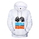 Fanrek Godzilla vs Kong Cosplay Hoodie Halloween Costume