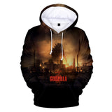 Fanrek Godzilla vs Kong Cosplay Hoodie Halloween Costume