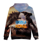 Fanrek Godzilla vs Kong Cosplay Hoodie Halloween Costume