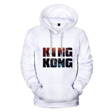 Fanrek Godzilla vs Kong Cosplay Hoodie Halloween Costume