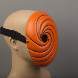Fanrek Naruto Uchiha Obito Cosplay Resin Helmet Halloween Props