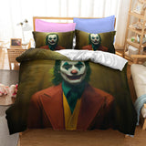 Film Joker Jack Napier Cosplay Bedding Set Duvet Cover Halloween Bed Sheets