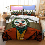 Film Joker Jack Napier Cosplay Bedding Set Duvet Cover Halloween Bed Sheets