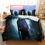 Film Joker Jack Napier Cosplay Bedding Set Duvet Cover Halloween Bed Sheets