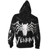 Film Venom Cosplay Hoodie Halloween Costume