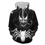 Film Venom Cosplay Hoodie Halloween Costume