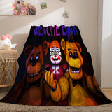 Five Nights at Freddy's Cosplay Flannel Blanket Room Decoration Throw