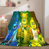 Five Nights at Freddy's Cosplay Flannel Blanket Room Decoration Throw