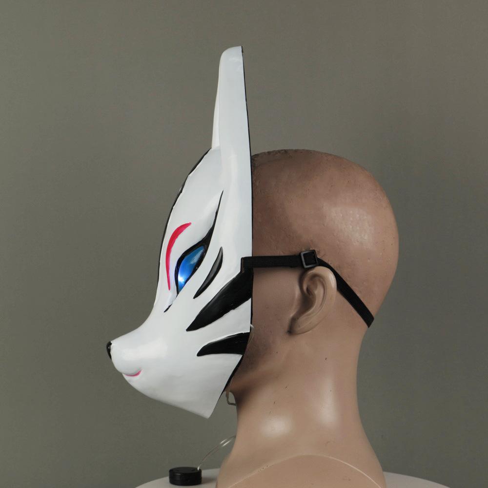 Fortnite Fox Kitsune Animal Mask Adult Unisex Masquerade Helmet Halloween props - bfjcosplayer