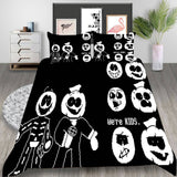 Friday Night Funkin Cosplay Bedding Set Duvet Cover Halloween Bed Sheets