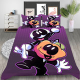 Friday Night Funkin Cosplay Bedding Set Duvet Cover Halloween Bed Sheets