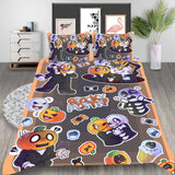 Friday Night Funkin Cosplay Bedding Set Duvet Cover Halloween Bed Sheets