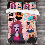 Friday Night Funkin Cosplay Bedding Set Duvet Cover Halloween Bed Sheets